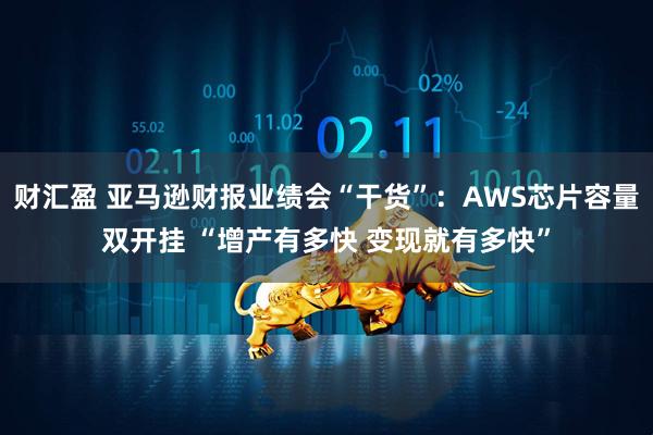 财汇盈 亚马逊财报业绩会“干货”:AWS芯片容量双开挂 “增产有多快 变现就有多快”